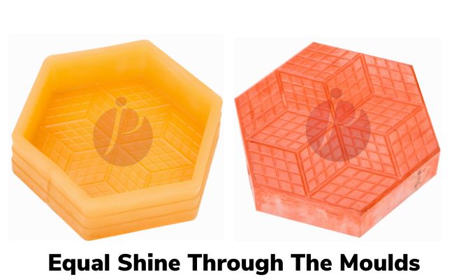 hexa Paver mould with best shine through the moulds